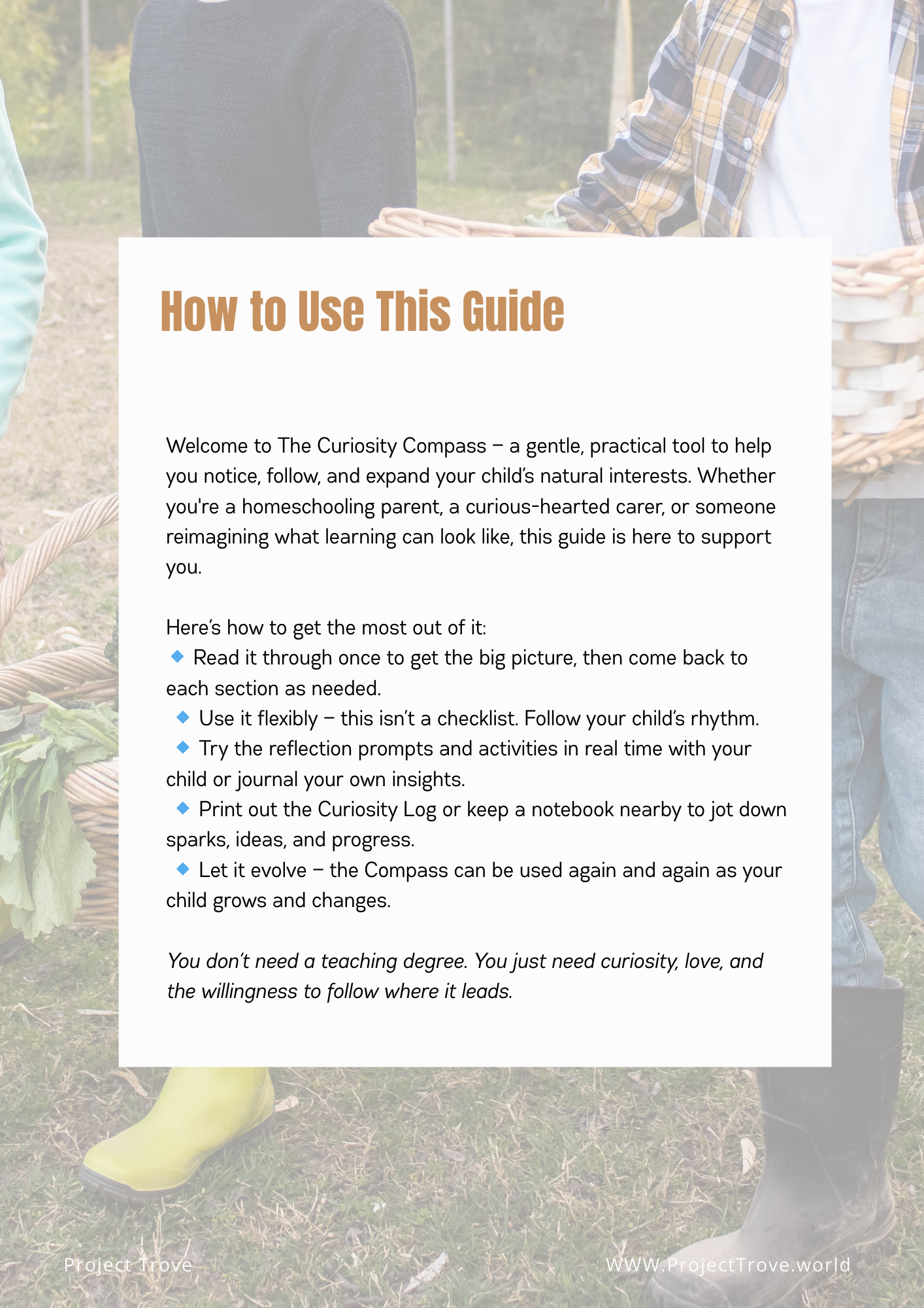 Free Download - The Curiosity Compass